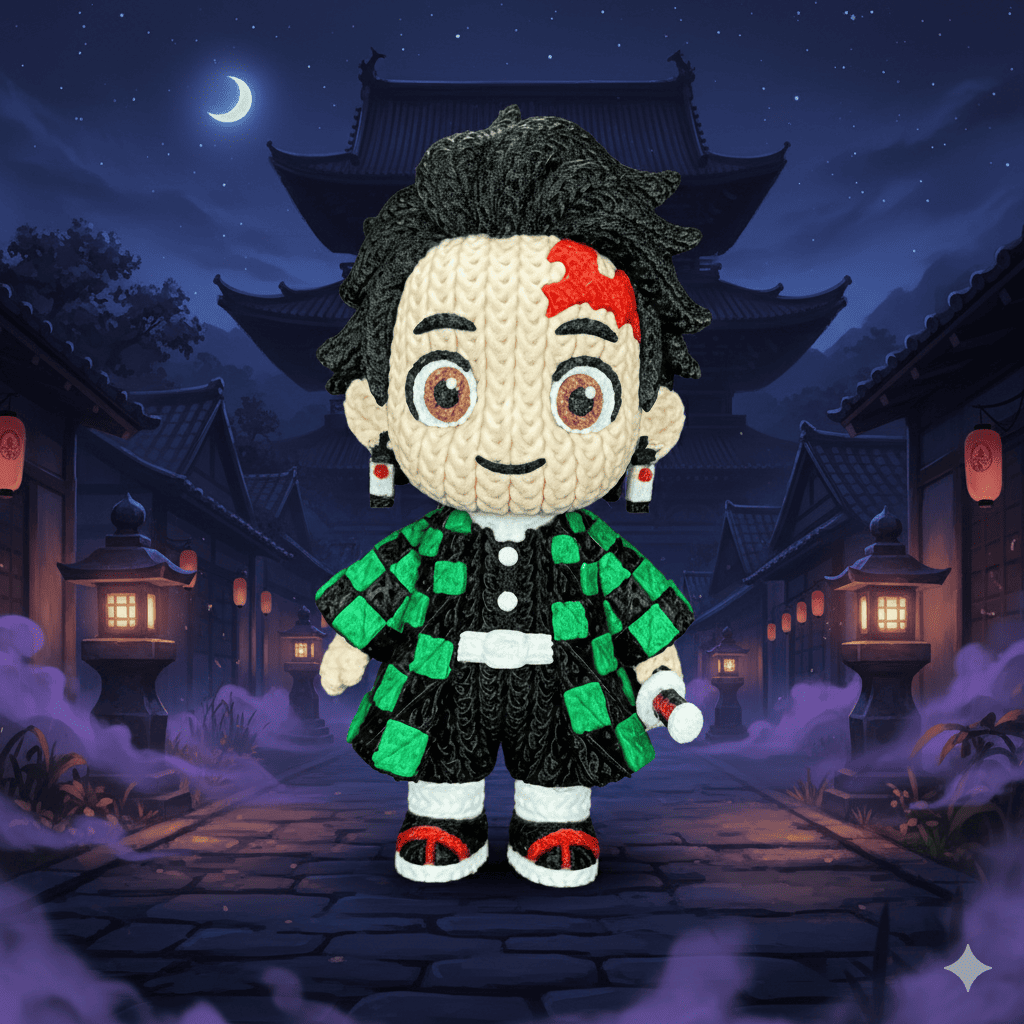 Figura Tanjiro Demon Slayer 3D